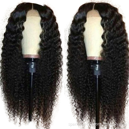 Unprocessed Brazilian Human Hair Full Lace Wig Oem Vendors Water Wave Virgin Cuticle Aligned Full Swiss Lace 100% Human Hair Wig